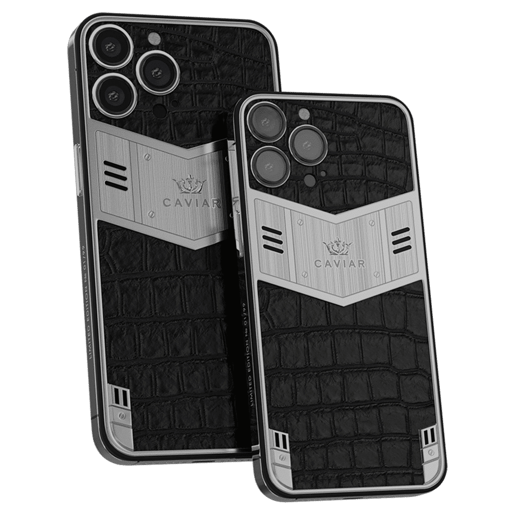 Apple iPhone - CAVIAR Victory Alligator Titanium