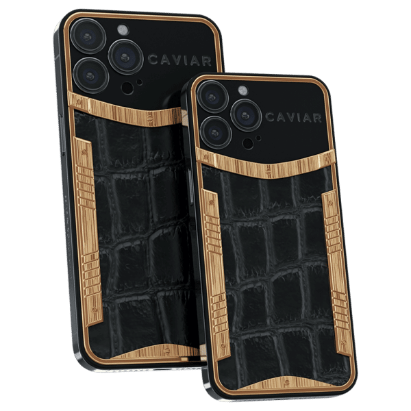 Apple iPhone - CAVIAR Victory Gold Alligator