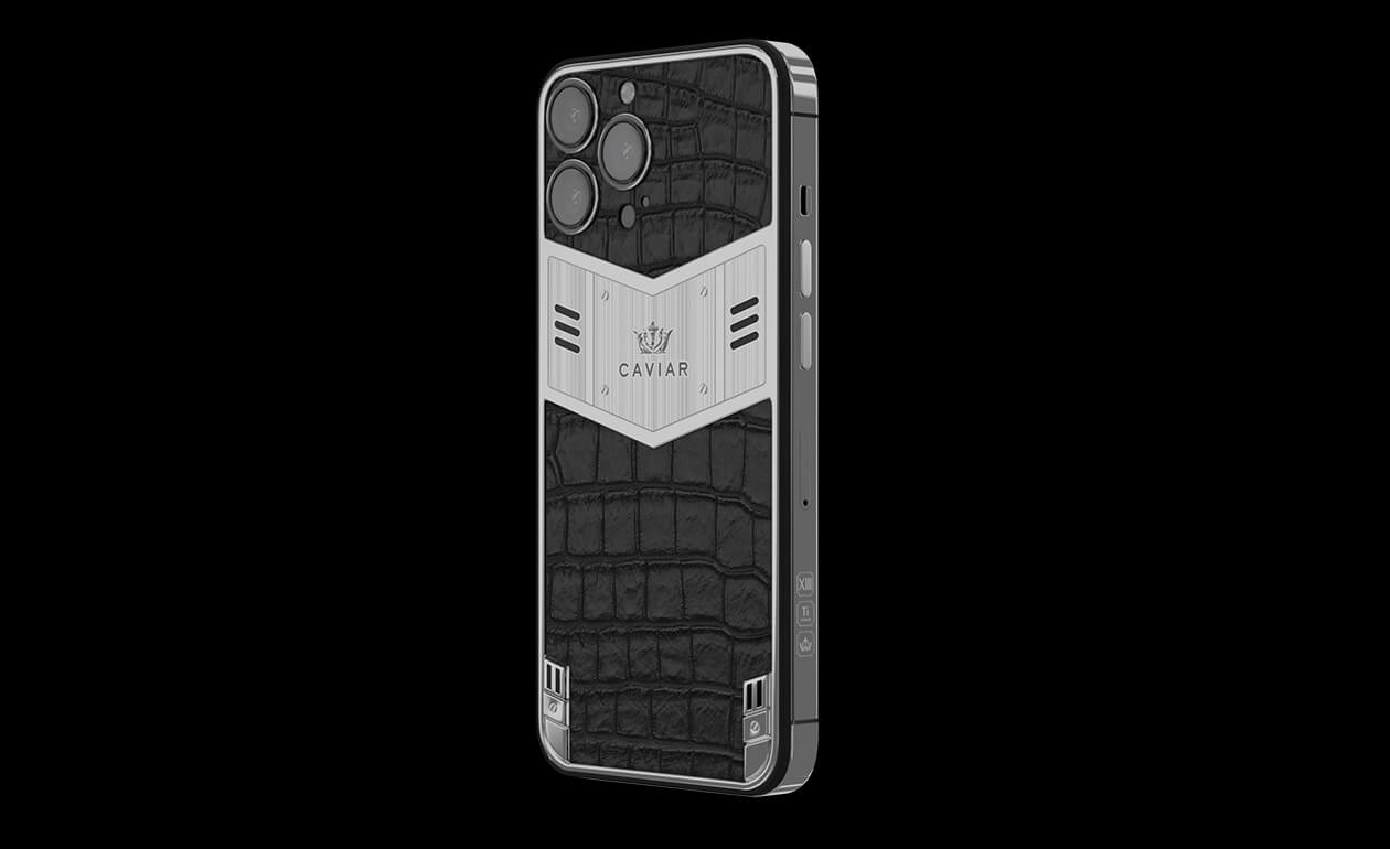 Apple iPhone - CAVIAR Alligator Titanium