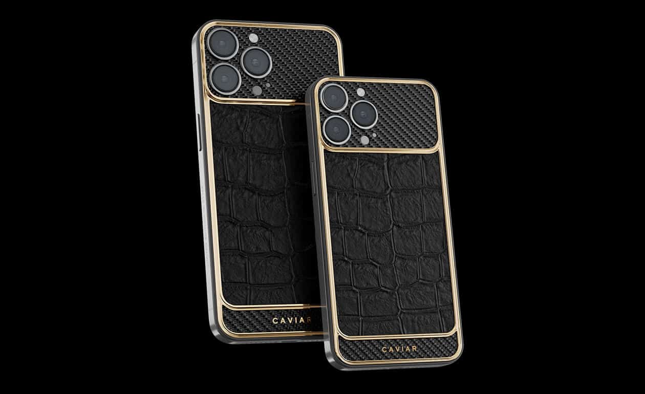 Apple iPhone - CAVIAR Black Alligator