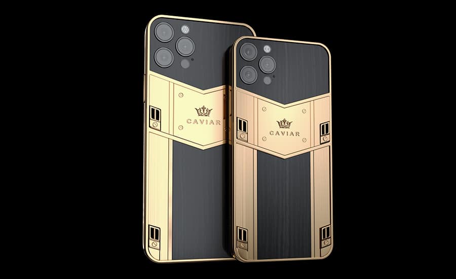 Apple iPhone - CAVIAR Gold Lines