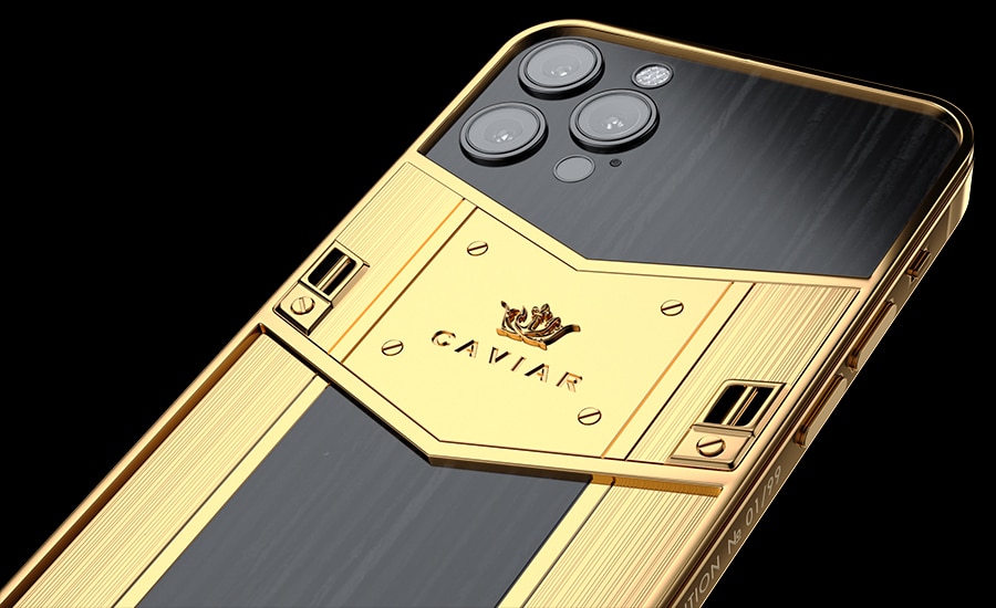 Apple iPhone - CAVIAR Gold Lines