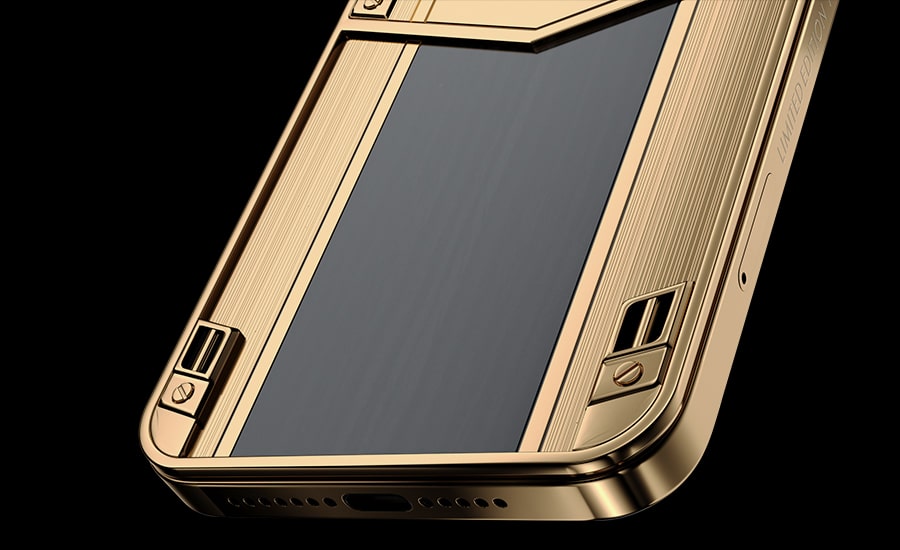 Apple iPhone - CAVIAR Gold Lines