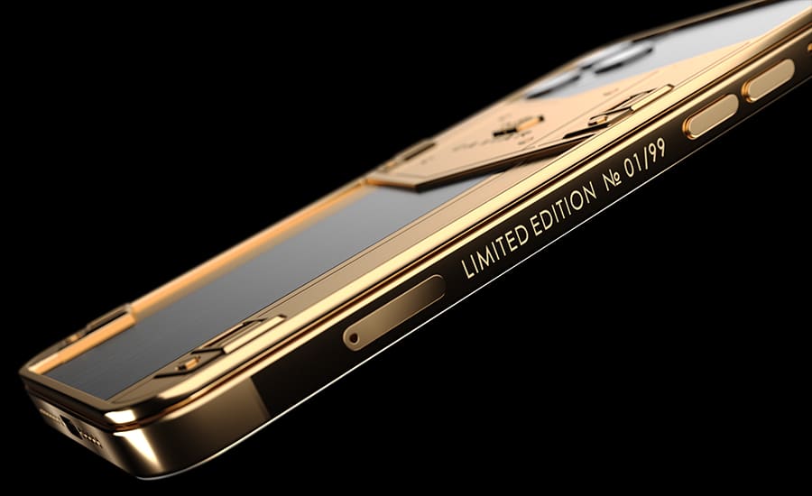 Apple iPhone - CAVIAR Gold Lines