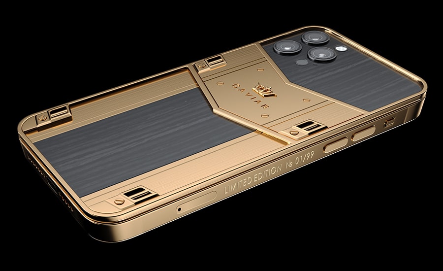 Apple iPhone - CAVIAR Gold Lines