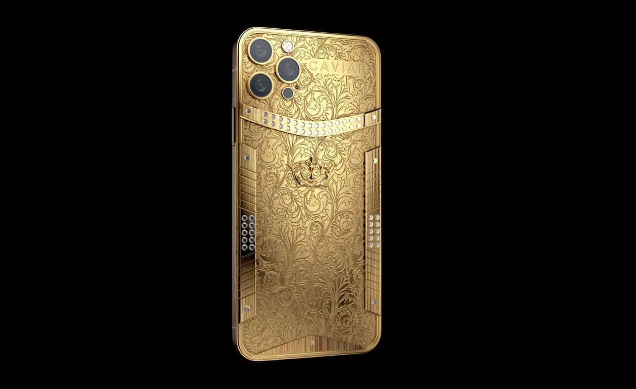 Apple iPhone - CAVIAR Solid Gold Unique