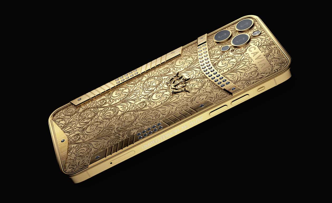 Apple iPhone - CAVIAR Solid Gold Unique