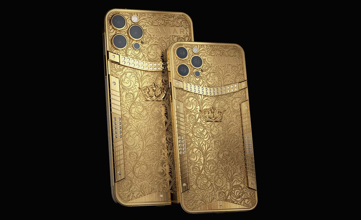 Apple iPhone - CAVIAR Solid Gold Unique