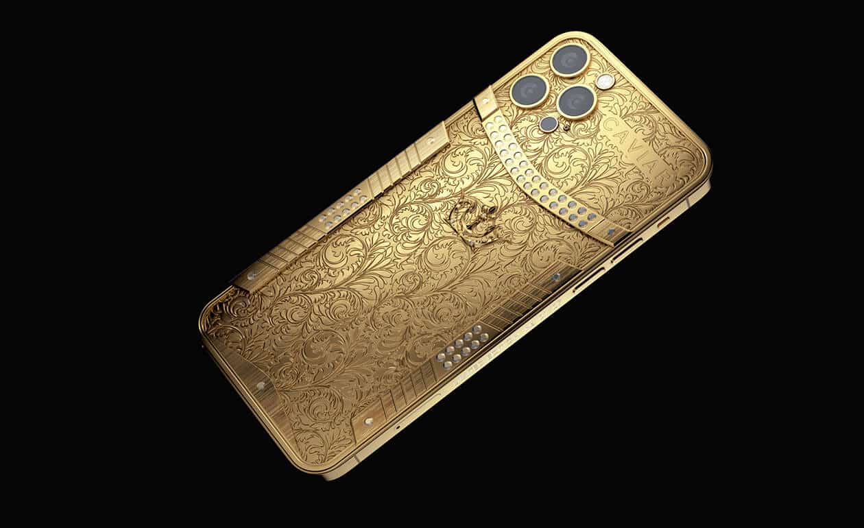 Apple iPhone - CAVIAR Solid Gold Unique