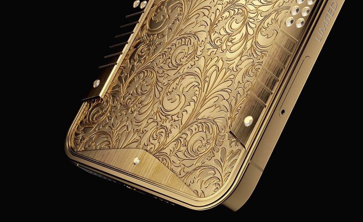 Apple iPhone - CAVIAR Solid Gold Unique