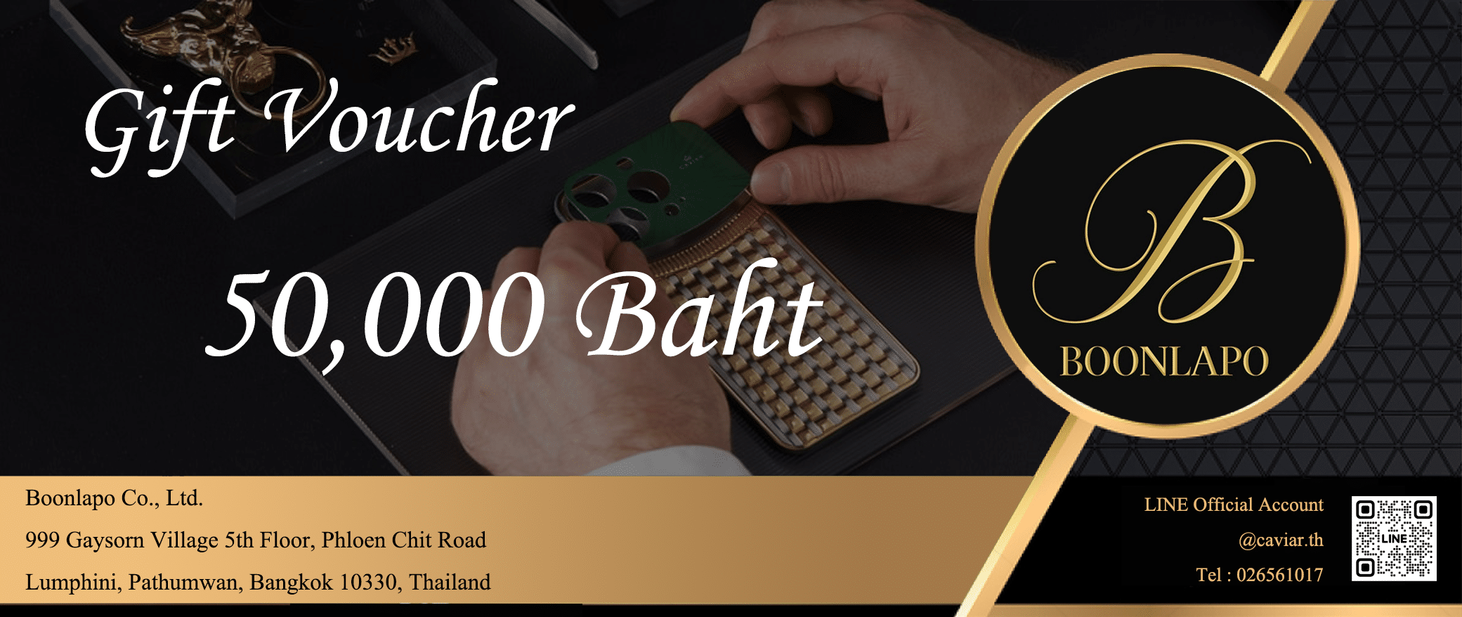 Caviar Gift Voucher 50,000 THB