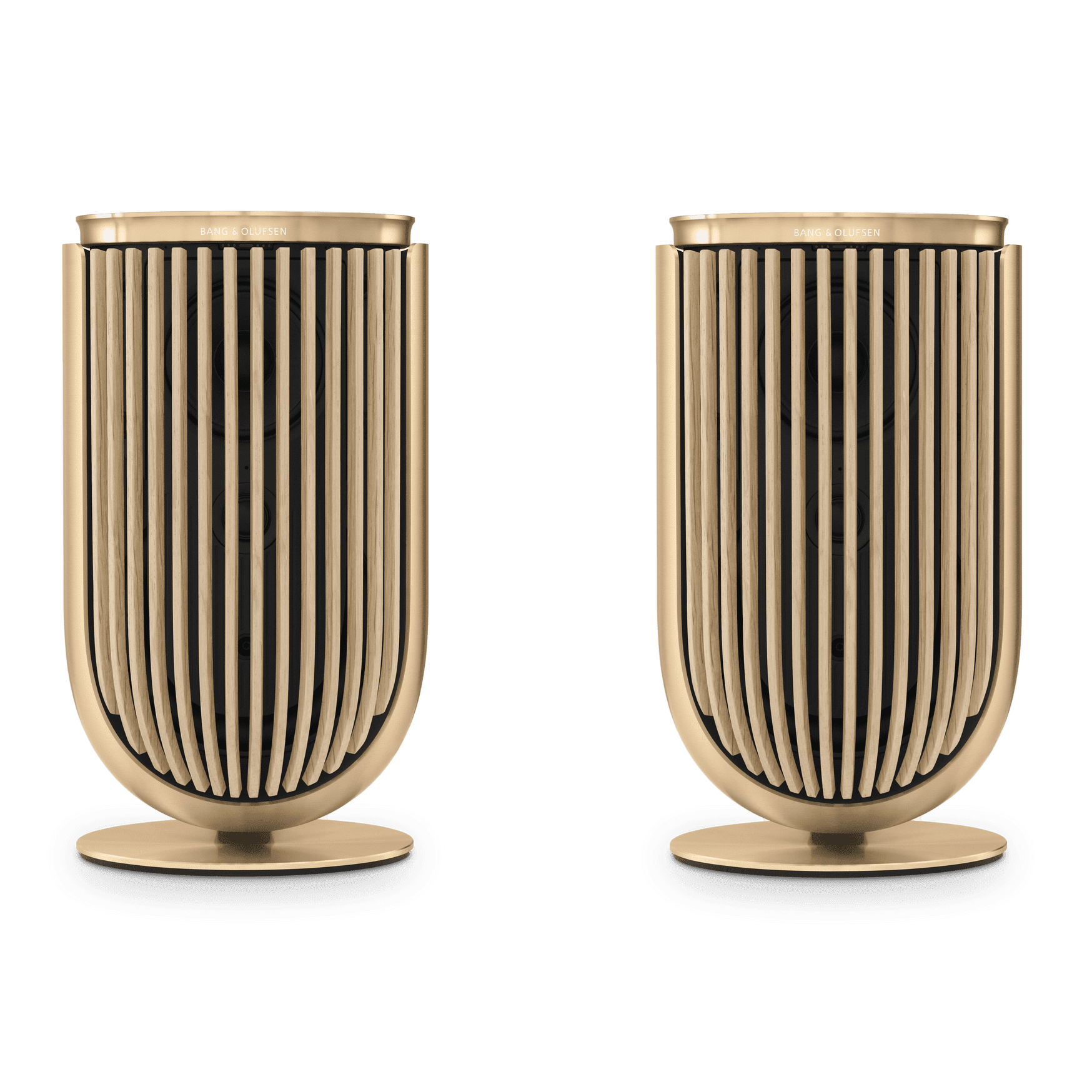 B&O ลำโพง Beolab 8 GoldTone LightOak Stereo