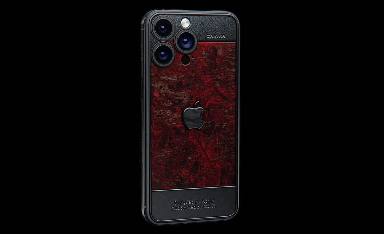 Caviar iPhone - Dark Red