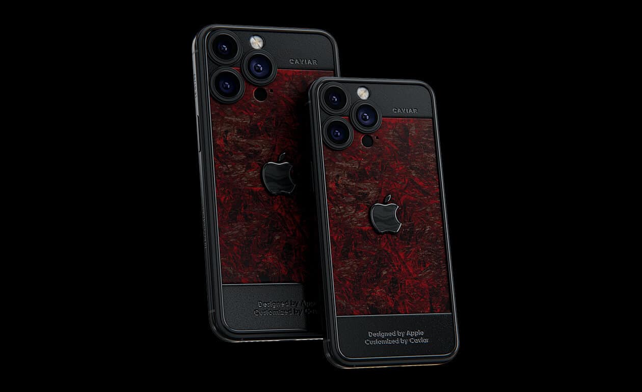 Caviar iPhone - Dark Red