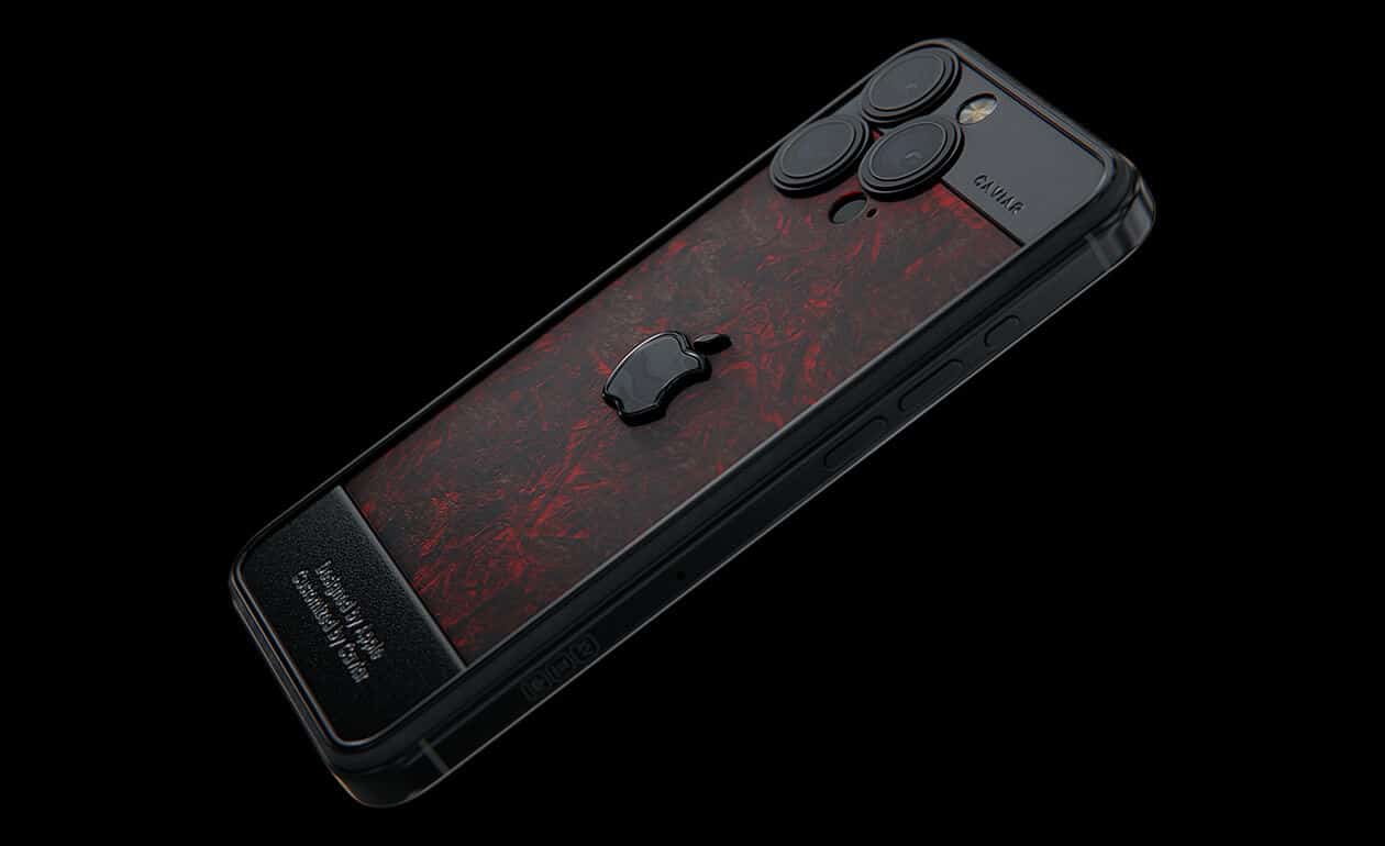 Caviar iPhone - Dark Red