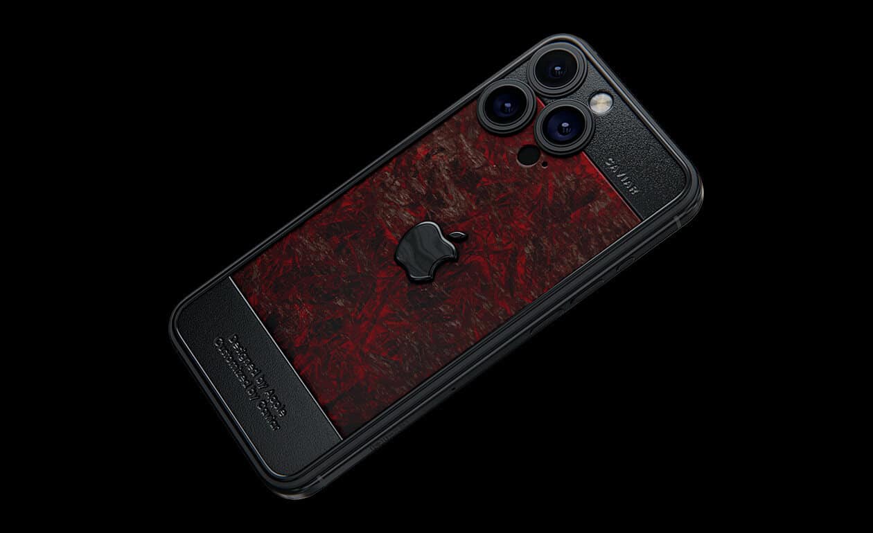 Caviar iPhone - Dark Red