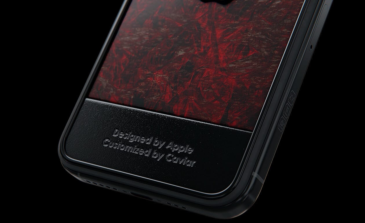 Caviar iPhone - Dark Red