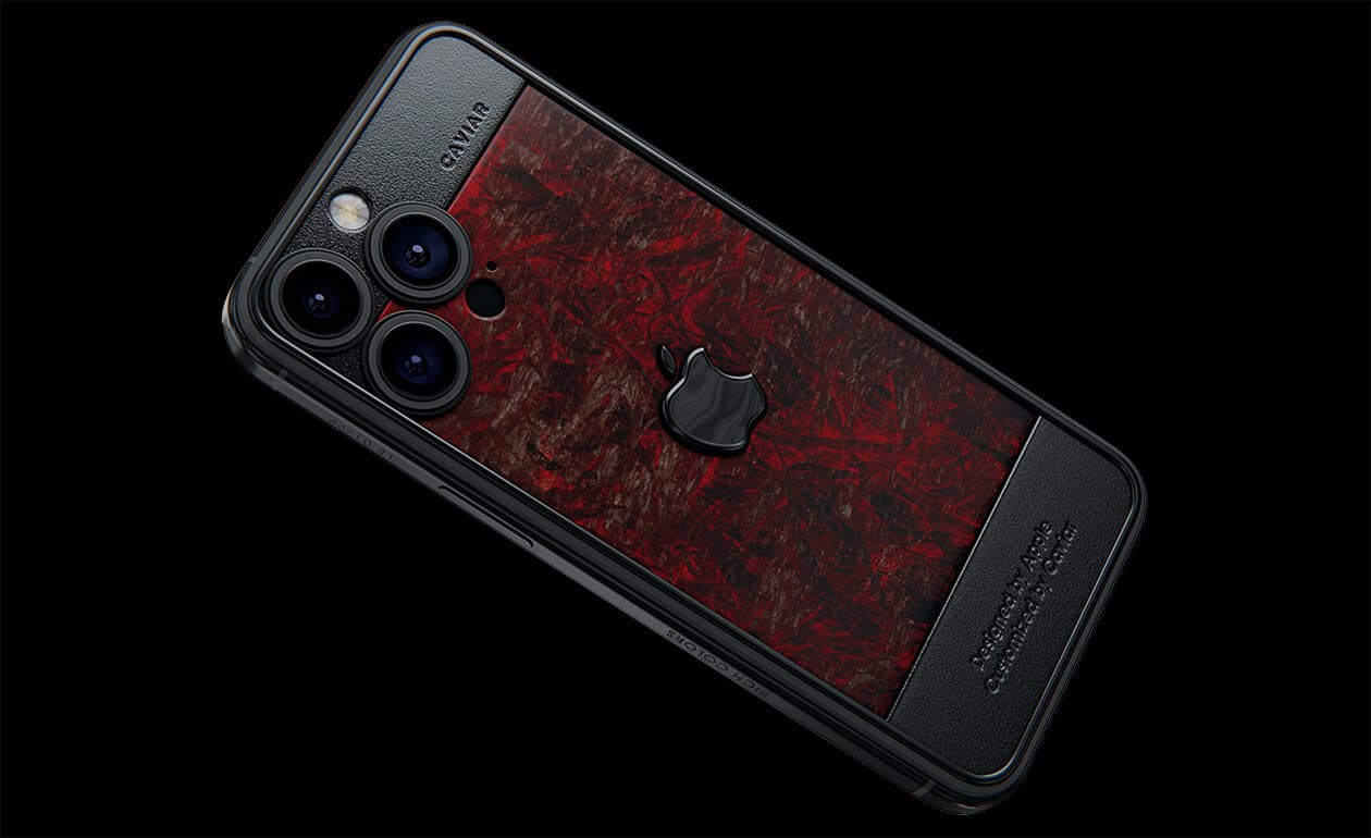 Caviar iPhone - Dark Red