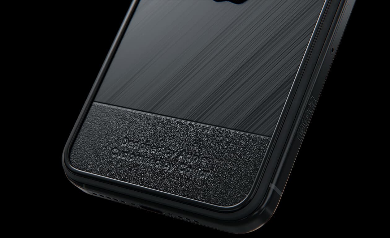 Caviar IPhone -Titan Black