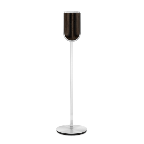 B&O ลำโพง Beolab-8-Natural-Aluminium-Dark-Oak-Floor-Stand-Front