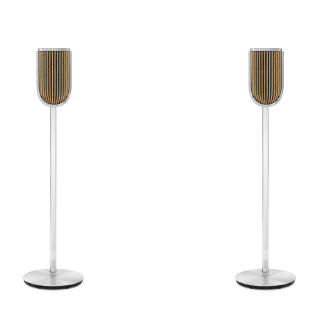 B&O ลำโพง - Beolab 8 Silver + Oak Cover Floor