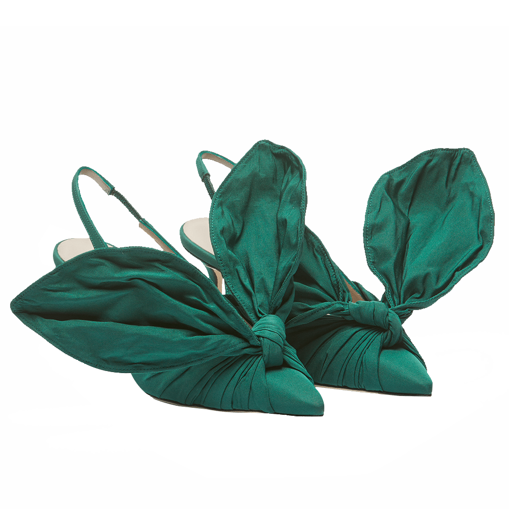 N21 Numero ventuno Bow-Embellished Slingback Pumps