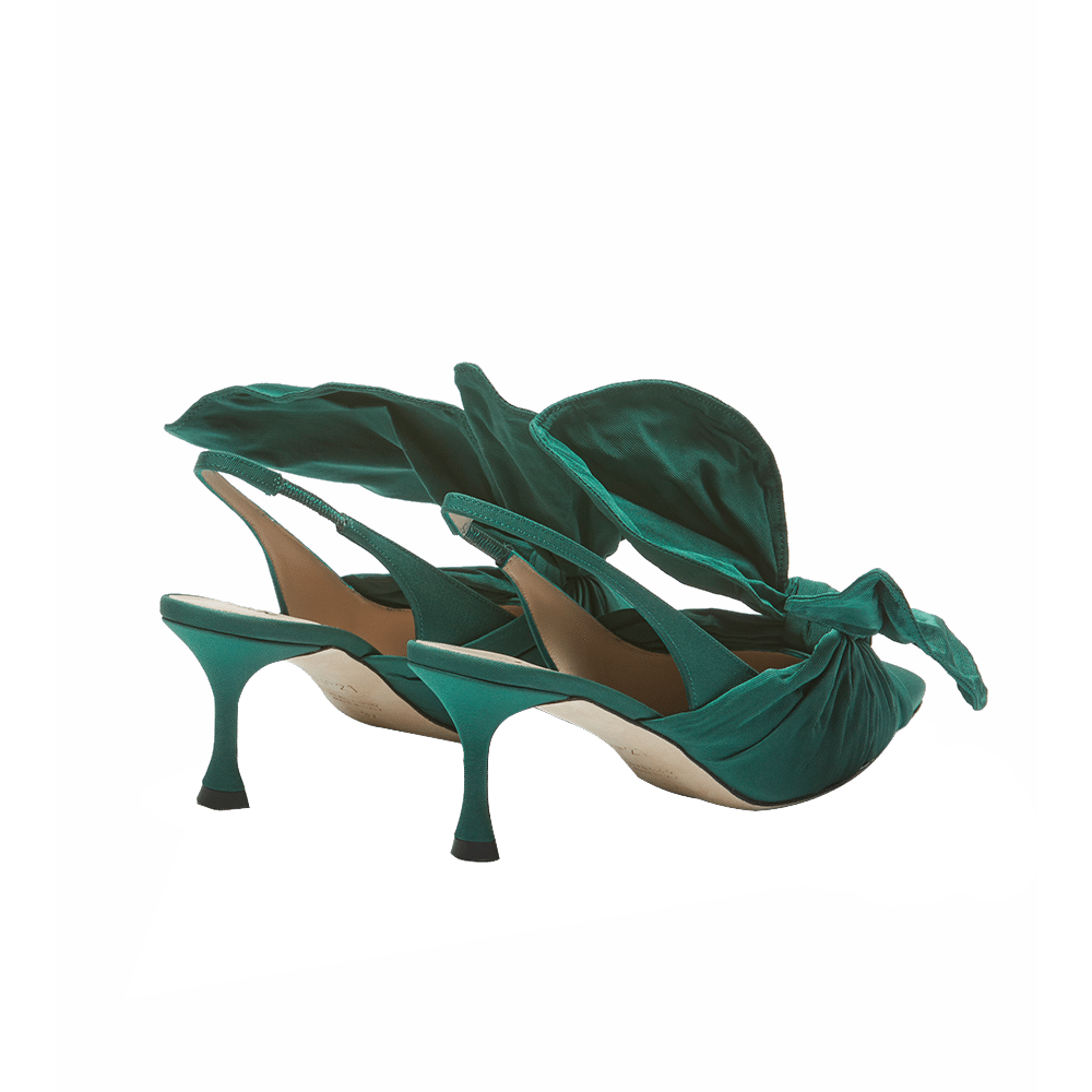 N21 Numero ventuno Bow-Embellished Slingback Pumps