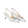N21 Numero ventuno Bow-Embellished Slingback Pumps