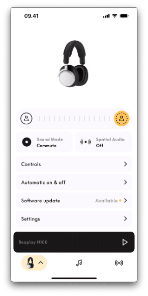 Beoplay H100 software update