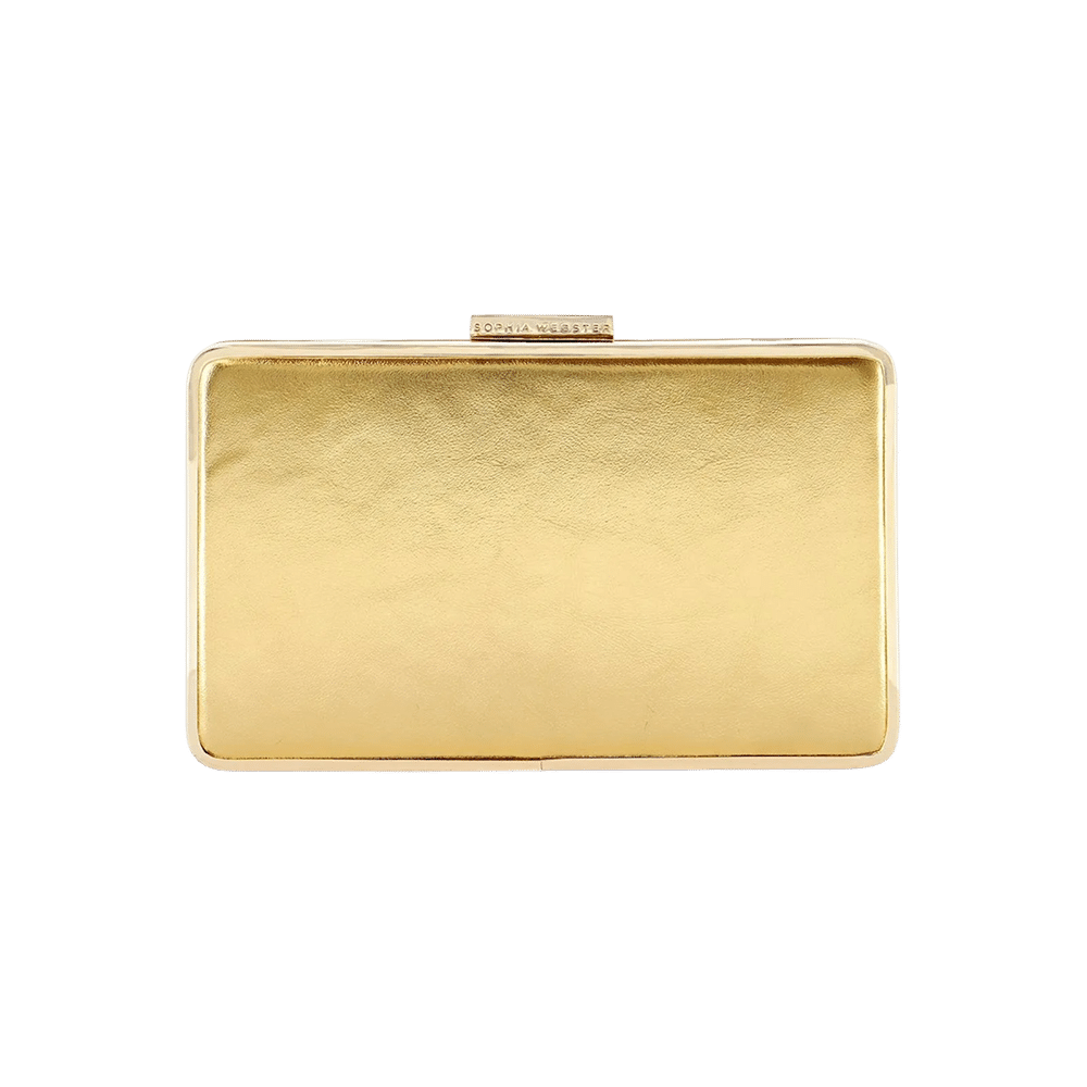 Sophia Webster Claribel Box Bag Gold