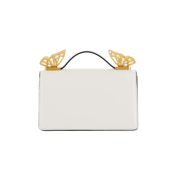 Sophia Webster Mariposa Mini Shoulder Bag Off White