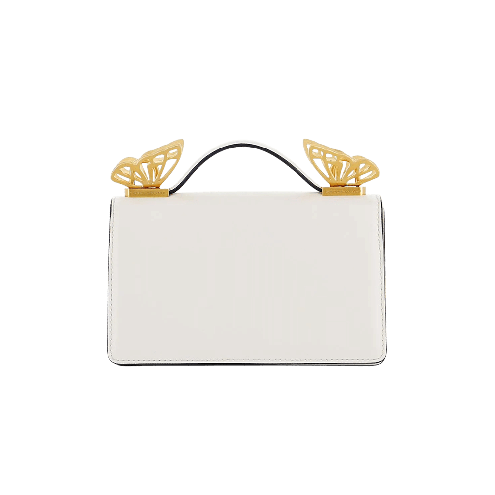 Sophia Webster Mariposa Mini Shoulder Bag Off White